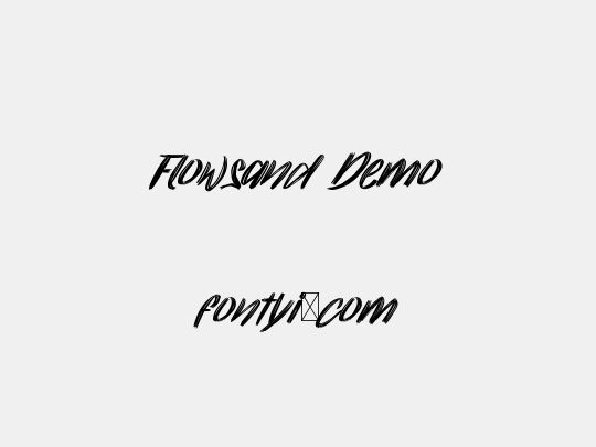 Flowsand Demo