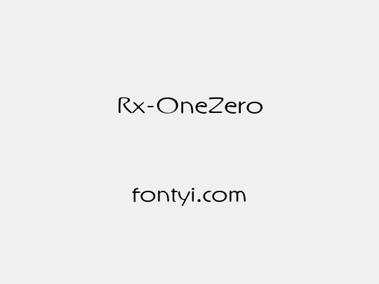 Rx-OneZero