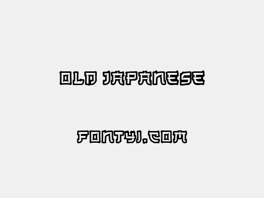 Old Japanese