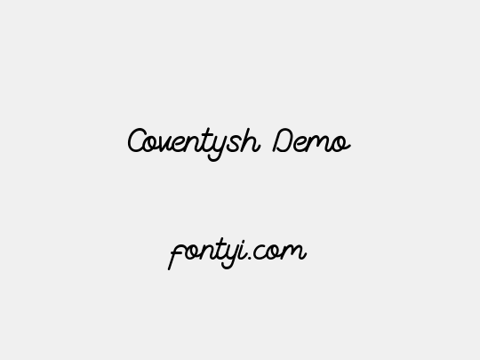 Coventysh Demo