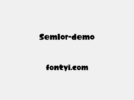 Semlor-demo