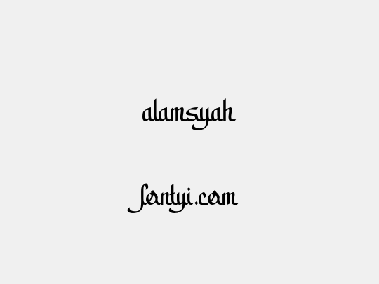 alamsyah
