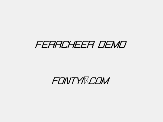 Fearcheer Demo