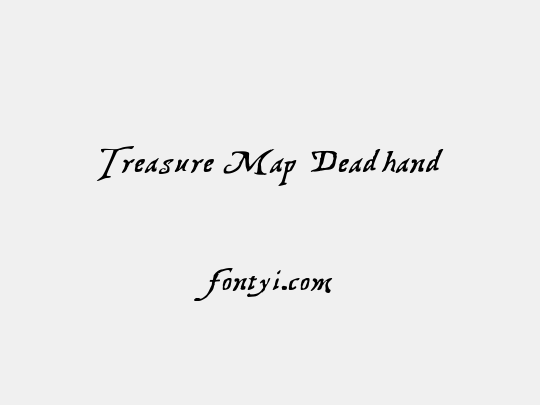 Treasure Map Deadhand