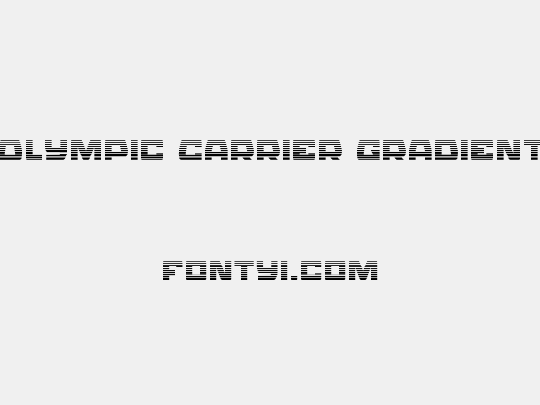 Olympic Carrier Gradient