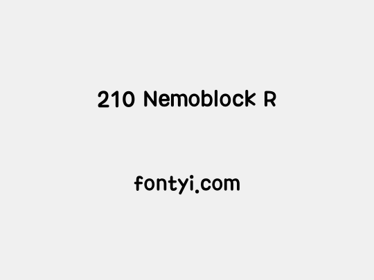 210 Nemoblock R