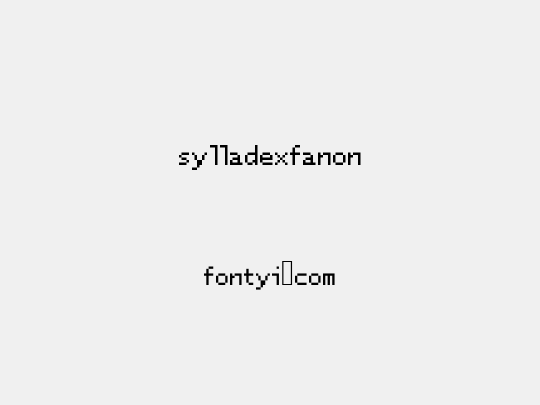 SylladexFanon