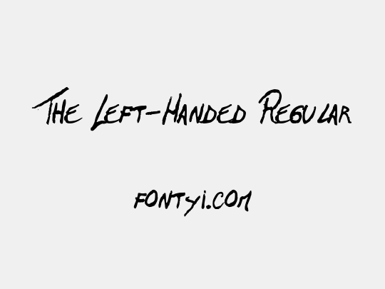 The Left-Handed Regular