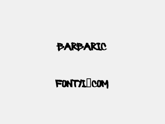 Barbaric