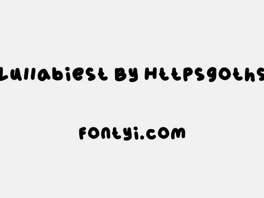 Lullabiest By Httpsgoths