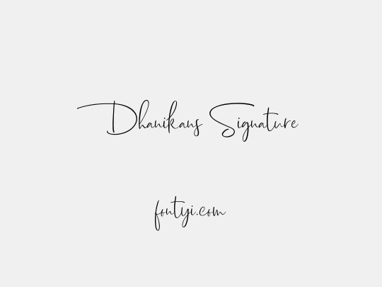 Dhanikans Signature 2