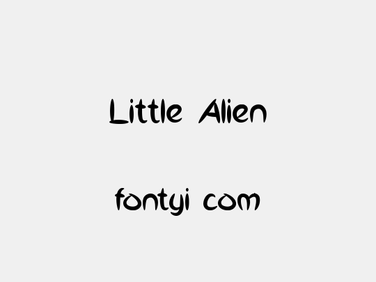 Little Alien