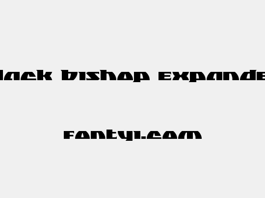 Black Bishop Expanded