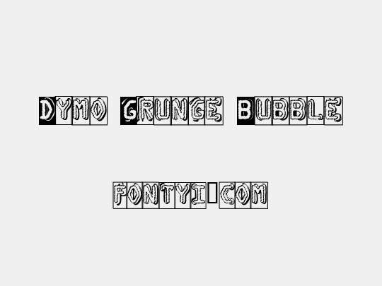 Dymo Grunge Bubble