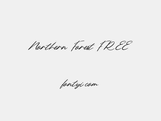 Northern Forest FREE