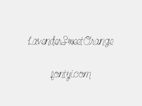 LavenderSweetOrange