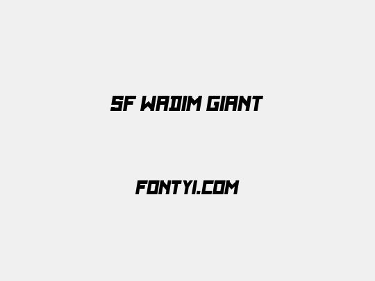SF WADIM GIANT