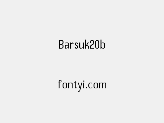 Barsuk20b