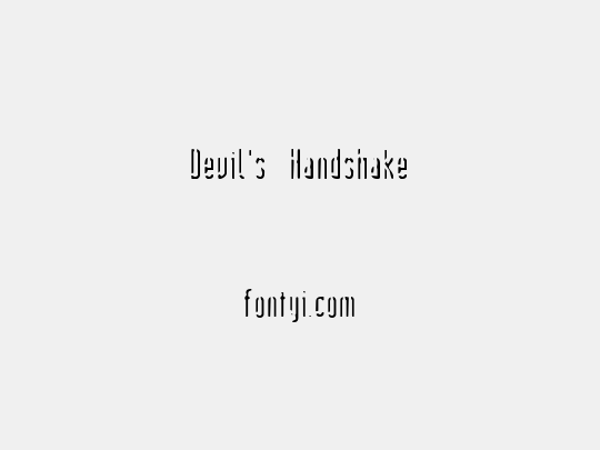 Devil's Handshake