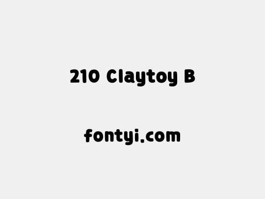 210 Claytoy B