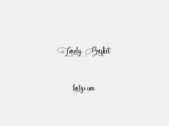 Lonely Basket