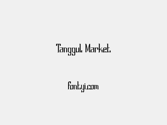 Tanggul Market