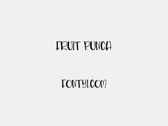 Fruit Punch