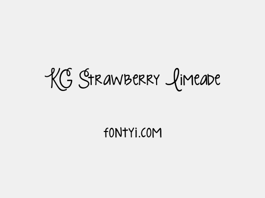 KG Strawberry Limeade