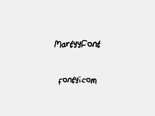 MartyyFont