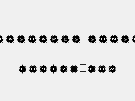 AlphaShapes sunshine