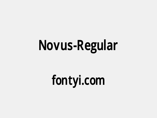 Novus-Regular