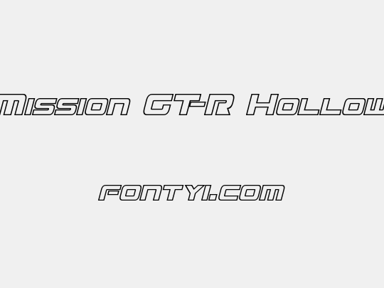 Mission GT-R Hollow