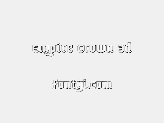 Empire Crown 3D