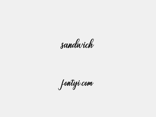 sandwich