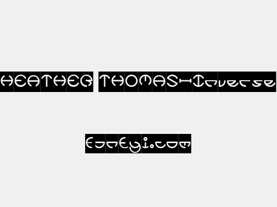 HEATHER THOMAS-Inverse