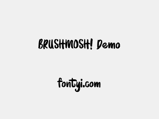 BRUSHMOSH! Demo