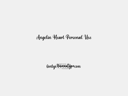 Angelin Heart Personal Use