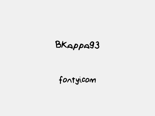 BKappa93