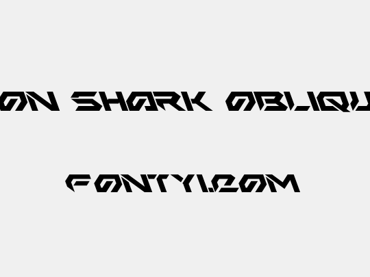 Iron Shark Oblique