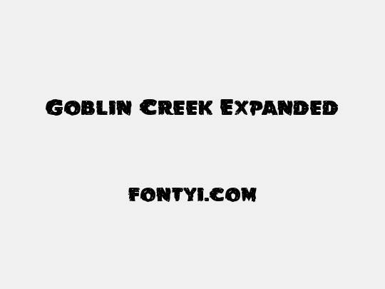Goblin Creek Expanded