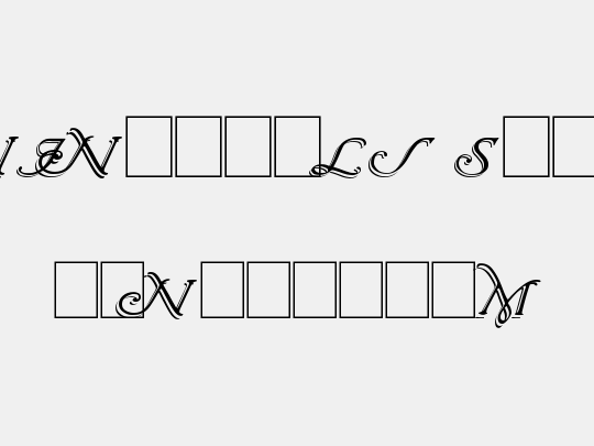 Wrenn Initials Shadowed