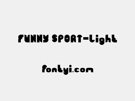 FUNNY SPORT-Light