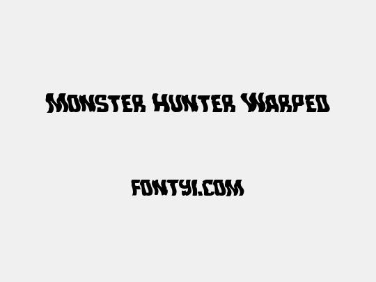 Monster Hunter Warped