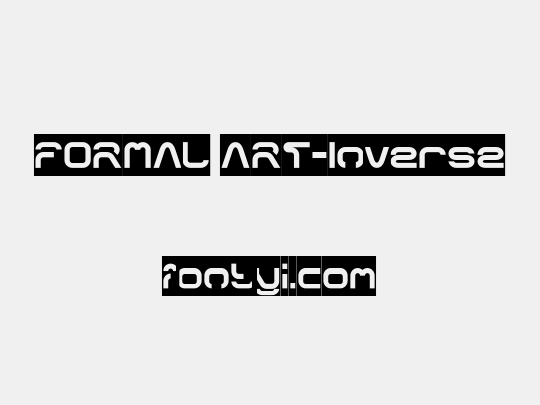FORMAL ART-Inverse