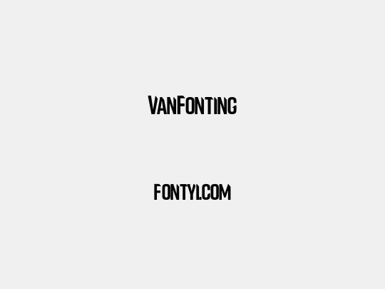 VanFonting