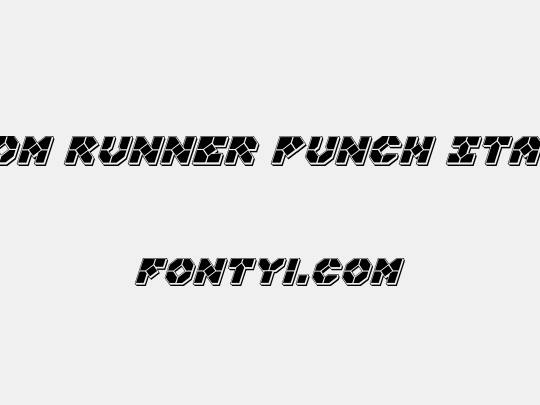 Zoom Runner Punch Italic