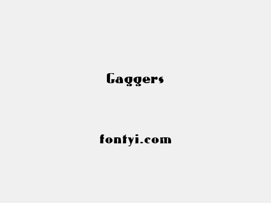 Gaggers