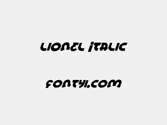 Lionel Italic