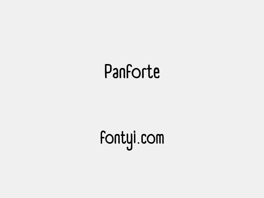 Panforte