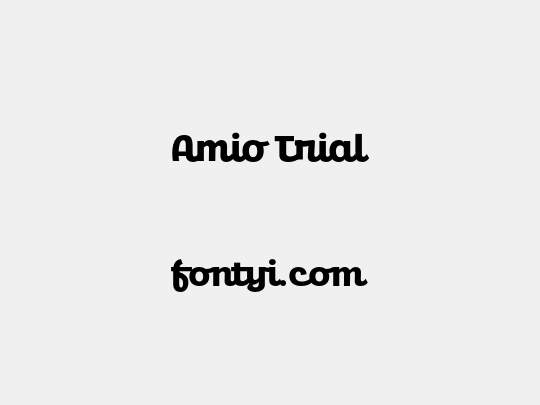 Amio Trial